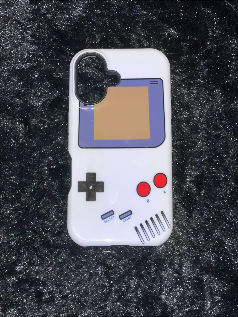 Retro Game Console iPhone Case - White with Red Buttons